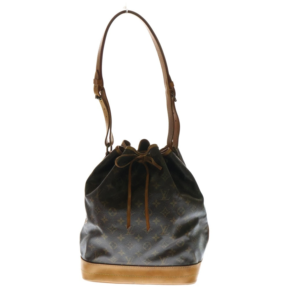 LOUIS VUITTON(ルイヴィトン) モノグラム ノエ ショルダーバッグ ハンドバッグ ゴールド金具 PVC×ブラウン M42224