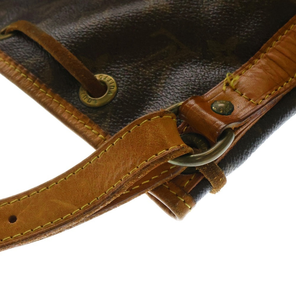 LOUIS VUITTON(ルイヴィトン) モノグラム ノエ ショルダーバッグ ハンドバッグ ゴールド金具 PVC×ブラウン M42224