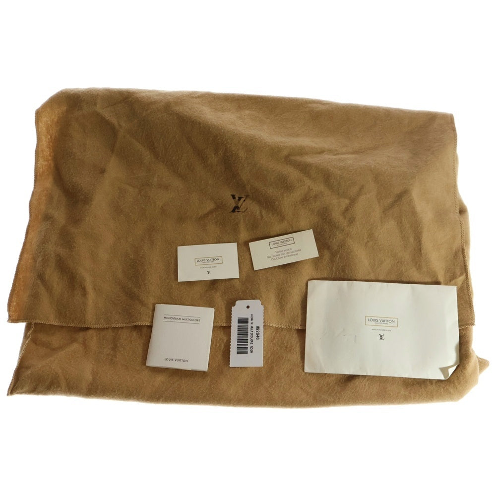 LOUIS VUITTON(ルイヴィトン) モノグラムマルチカラー アルマ スタッズレザーハンドバッグ ブラック M92646