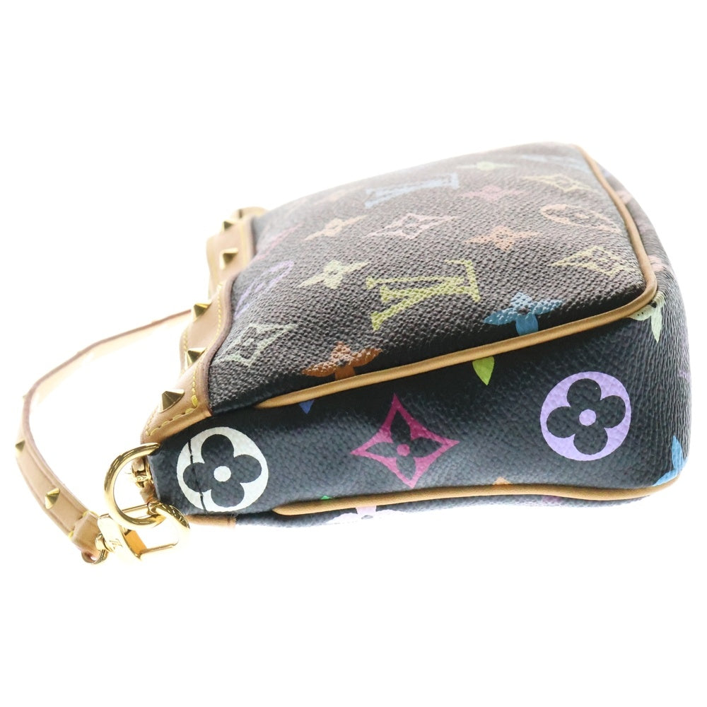 LOUIS VUITTON(ルイヴィトン) モノグラムマルチカラー ポシェットアクセソワール ブラック PVC ハンドバッグ M92648
