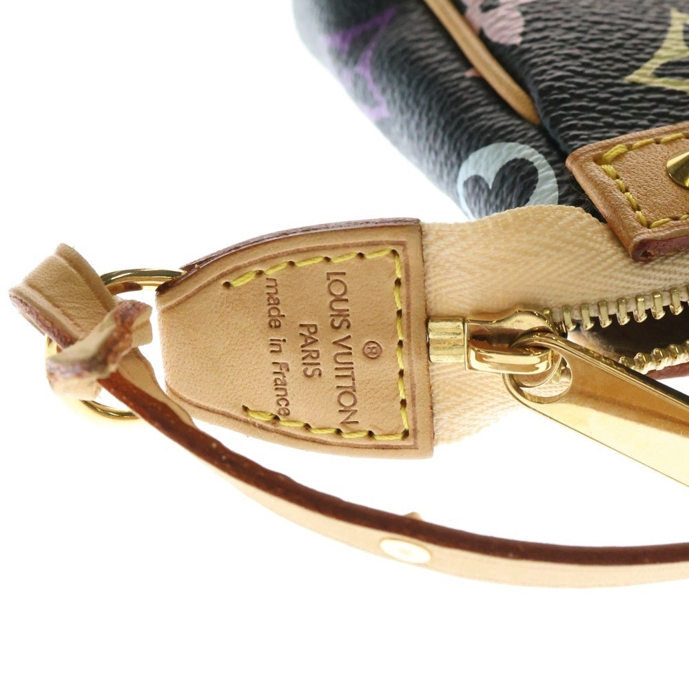 LOUIS VUITTON(ルイヴィトン) モノグラムマルチカラー ポシェットアクセソワール ブラック PVC ハンドバッグ M92648