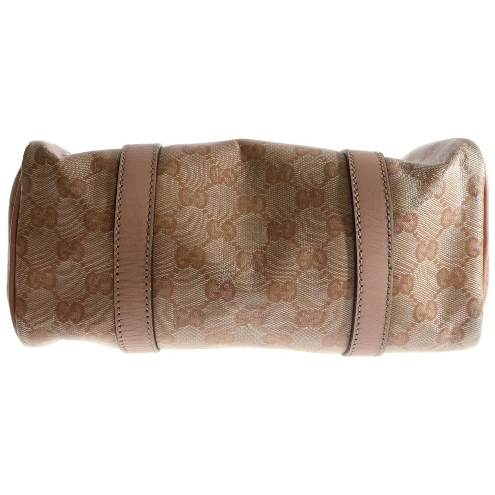 GUCCI(グッチ) ミニボストンバッグ ハンドバッグ ミニバッグ ゴールド金具 ピンク キャンパス 193604