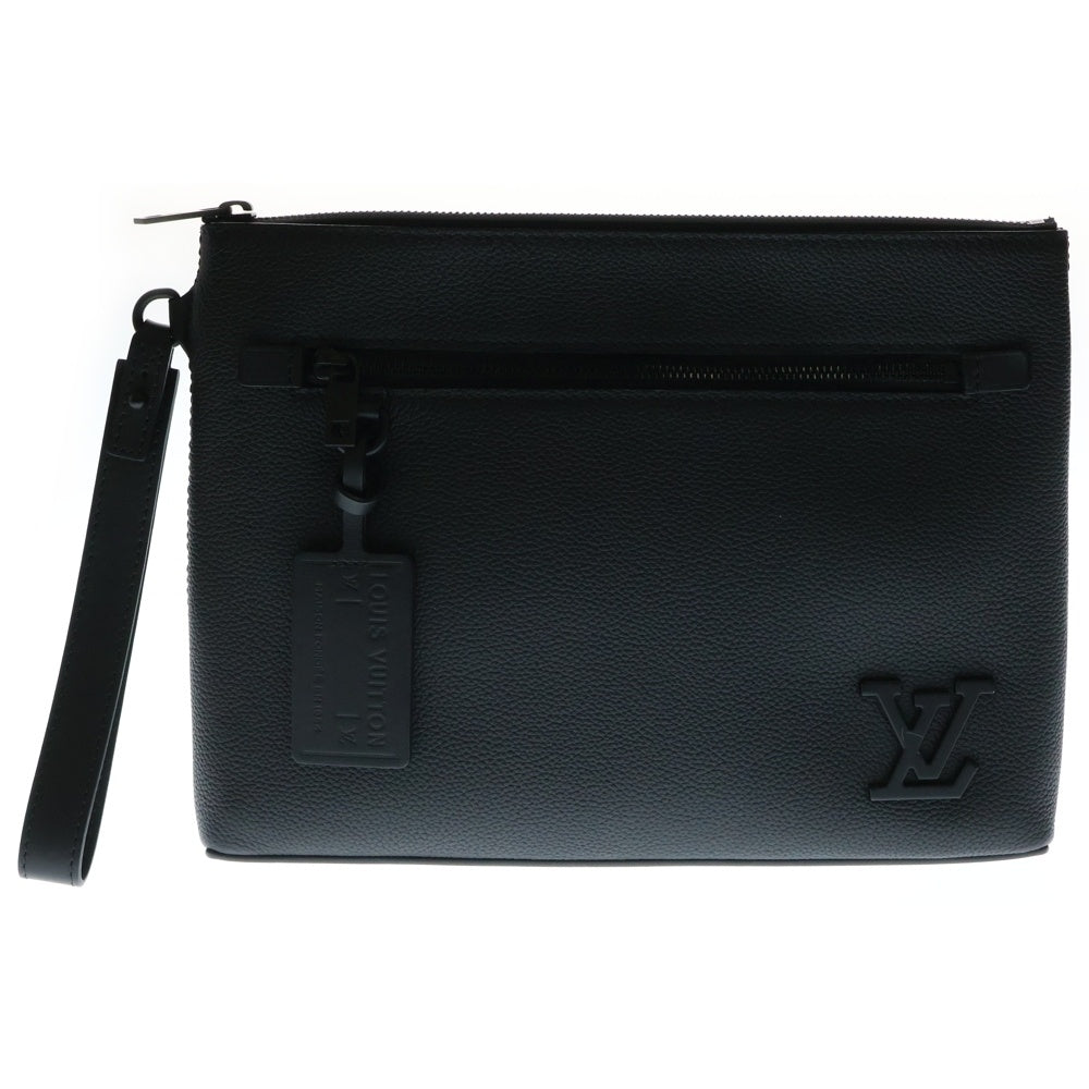 LOUIS VUITTON(ルイヴィトン) LVアエログラム ポシェット クラッチバッグ セカンドバッグ ノワール レザー M69837