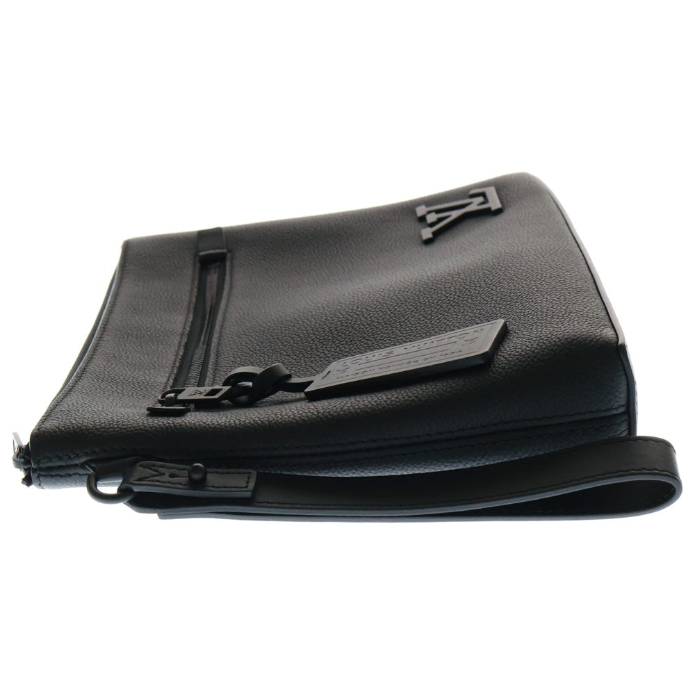 LOUIS VUITTON(ルイヴィトン) LVアエログラム ポシェット クラッチバッグ セカンドバッグ ノワール レザー M69837
