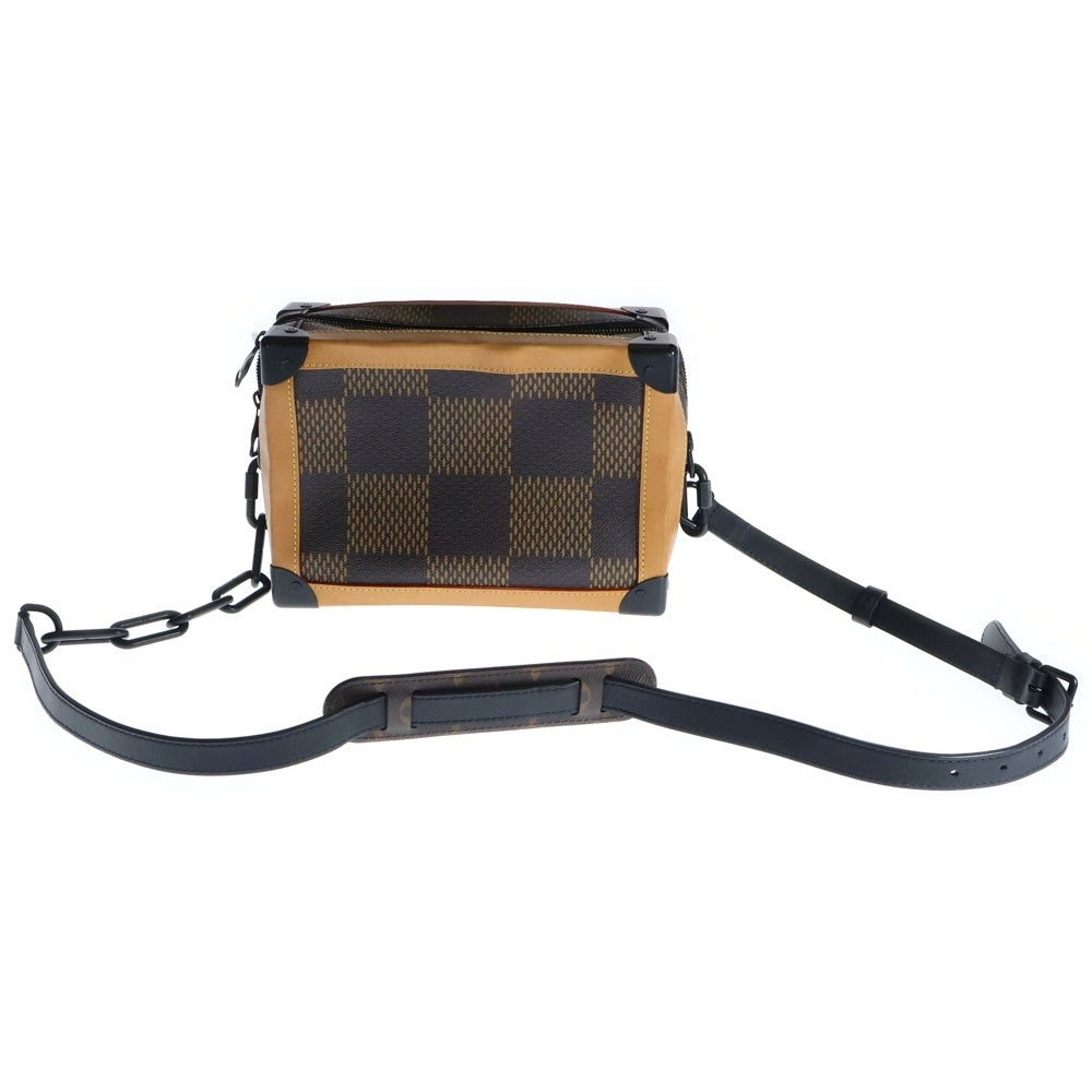 LOUIS VUITTON(ルイヴィトン) モノグラム ダミエ LV×NIGO ソフトトランク ショルダーバッグ ブラウン N40381