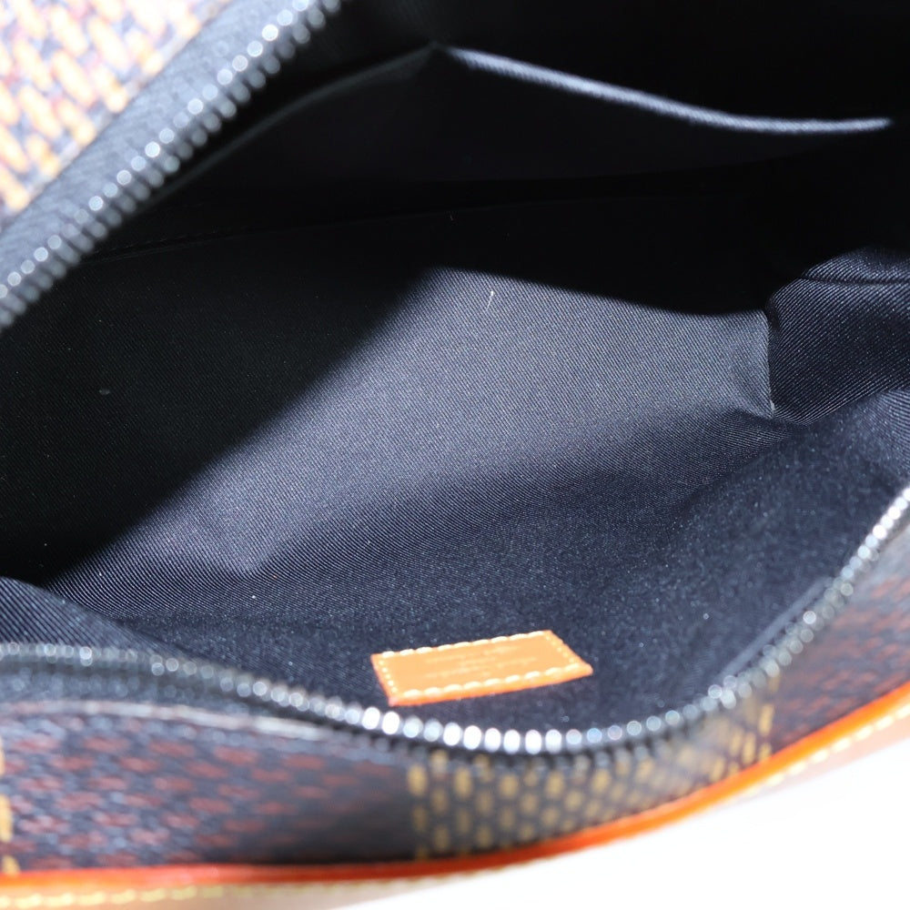 LOUIS VUITTON(ルイヴィトン) モノグラム ダミエ LV×NIGO ソフトトランク ショルダーバッグ ブラウン N40381