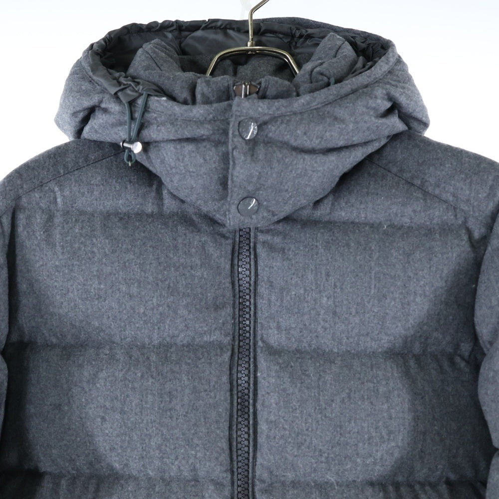 MONCLER(モンクレール) MONTGENEVRE B20914033805 54272 モンジュネーブル フード付きウールダウンジャケット グレー