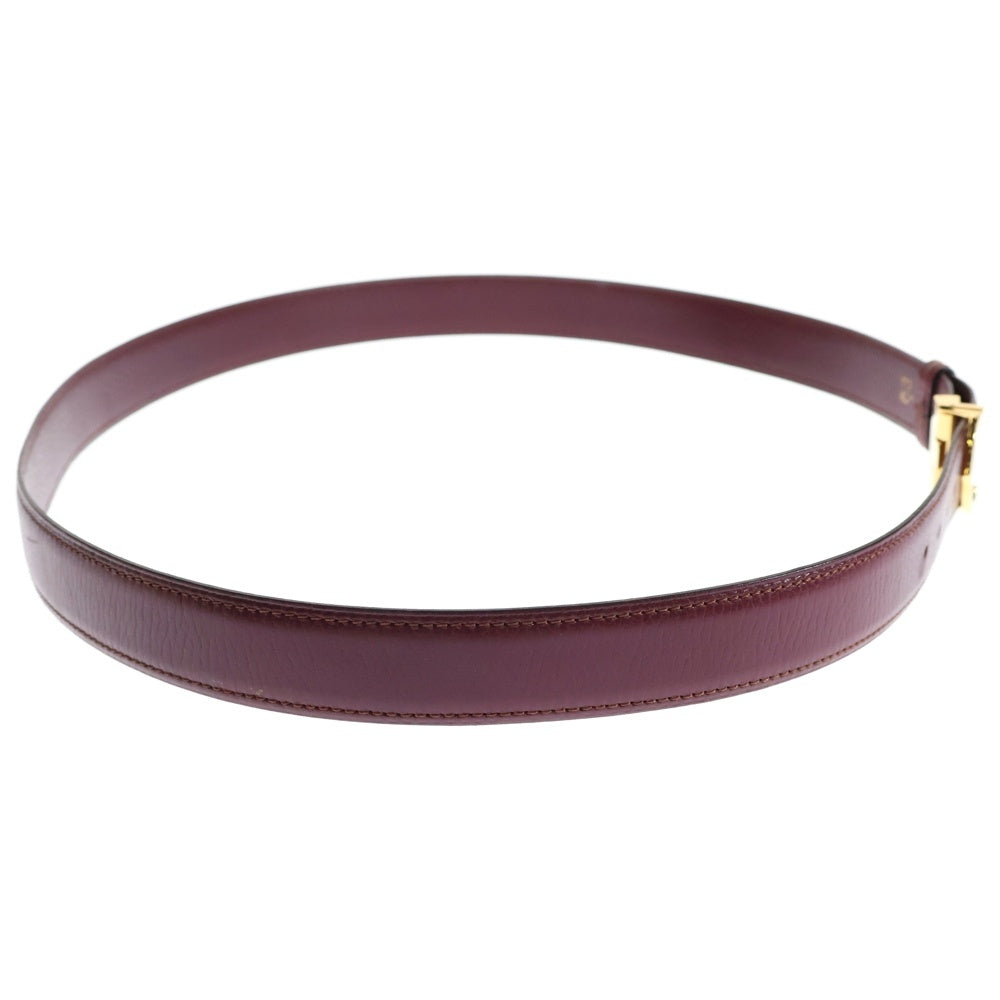 Cartier(カルティエ) ベルト レッド レザー ゴールド金具 110 43'
