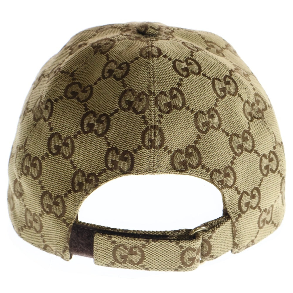 GUCCI(グッチ) ベースボールキャップ GGキャンバス GGロゴ 帽子 ブラウン×ベージュ 576253