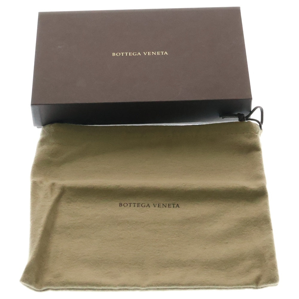 BOTTEGA VENETA(ボッテガヴェネタ) イントレチャート レザー ロングウォレット 長財布 ブラウン