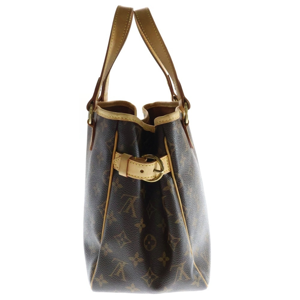 LOUIS VUITTON(ルイヴィトン) モノグラム バティニョール ミニトートバッグ ハンドバッグ ブラウン ゴールド金具 レザー M51156