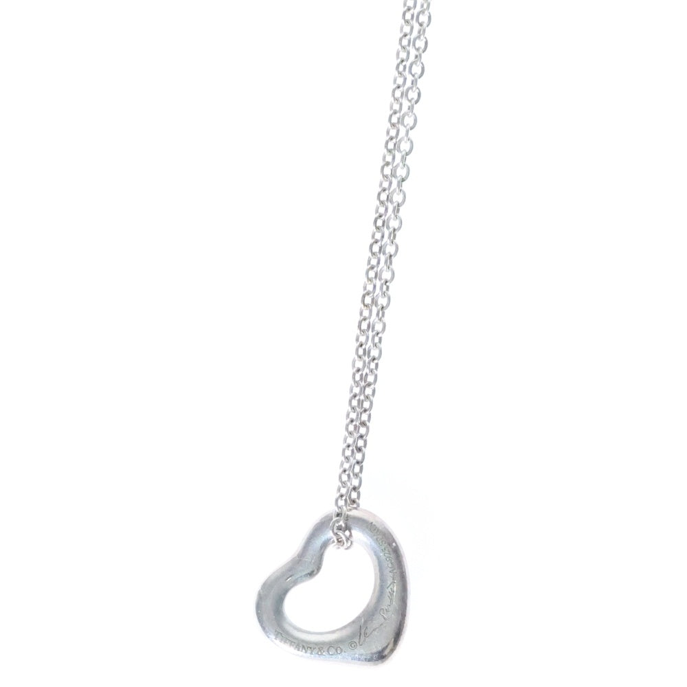 TIFFANY&Co(ティファニー) オープンハート ネックレス ペンダント シルバー チェーン Ag925 2.3g