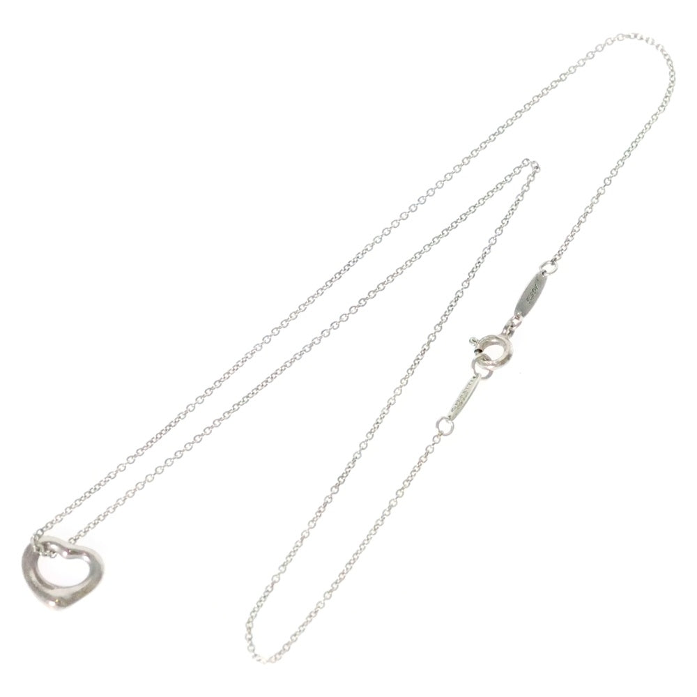 TIFFANY&Co(ティファニー) オープンハート ネックレス ペンダント シルバー チェーン Ag925 2.3g