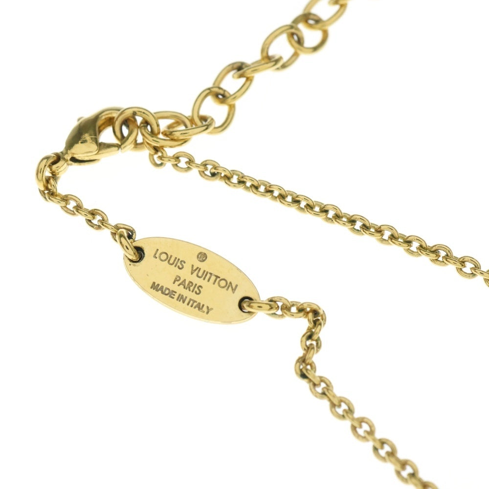 ルイヴィトン ネックレス エッセンシャルＶ M61083 ゴールド Vロゴ LOUIS VUITTON(ルイヴィトン) エッセンシャル V ネックレス