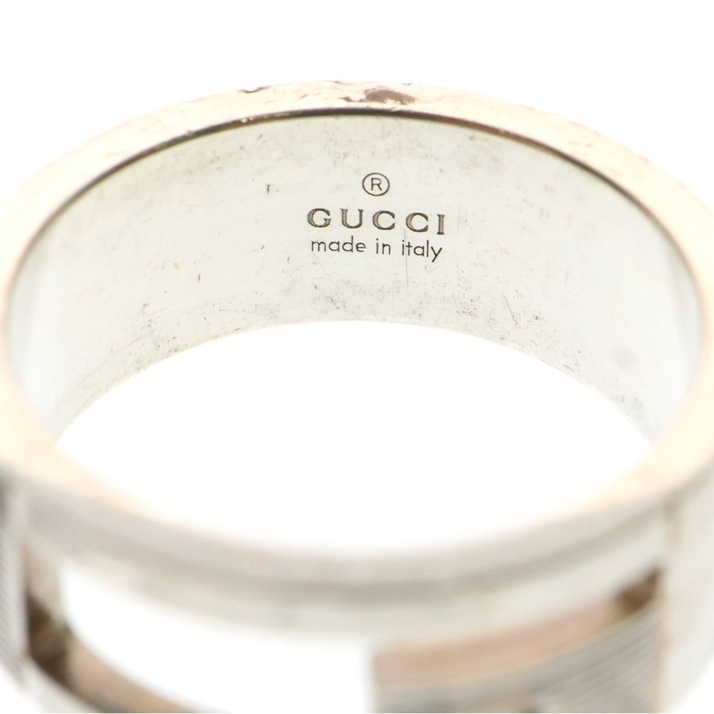 GUCCI(グッチ) ブランデッドG リング 指輪 シルバー
