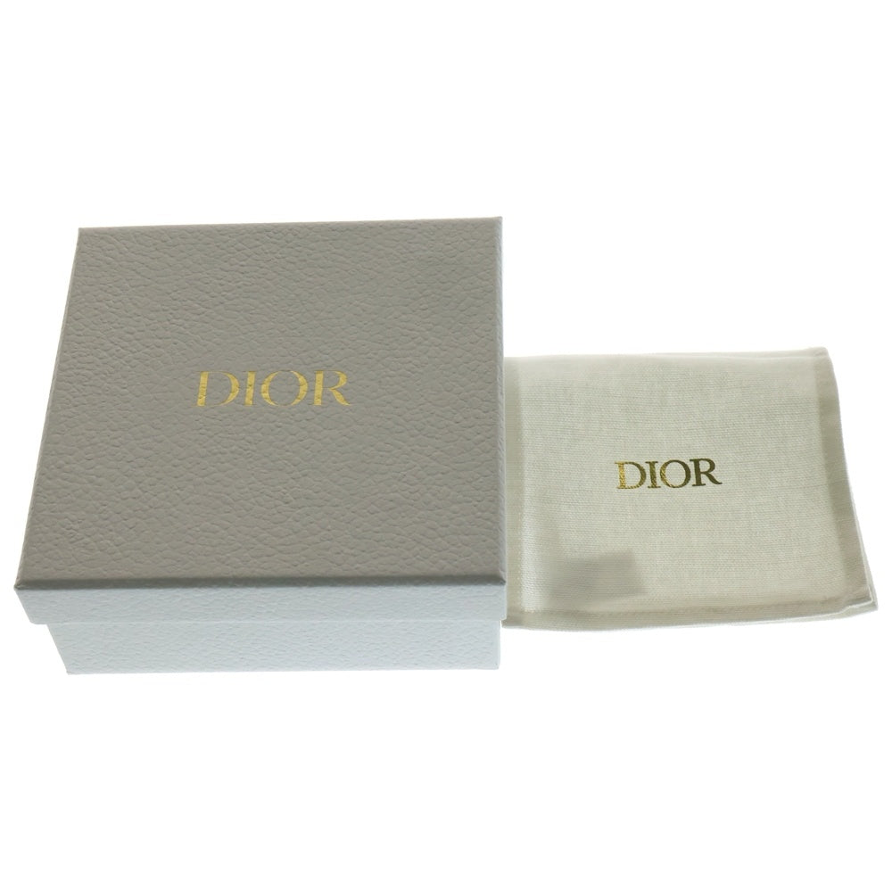 Christian Dior(クリスチャンディオール) CDロゴ スター ラインストーン ブレスレット シルバー チェーン