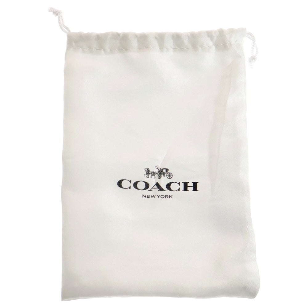 COACH(コーチ) 二つ折り財布 コンパクトウォレット コインケース ゴールド金具 花柄 ホワイト レザー FC8704