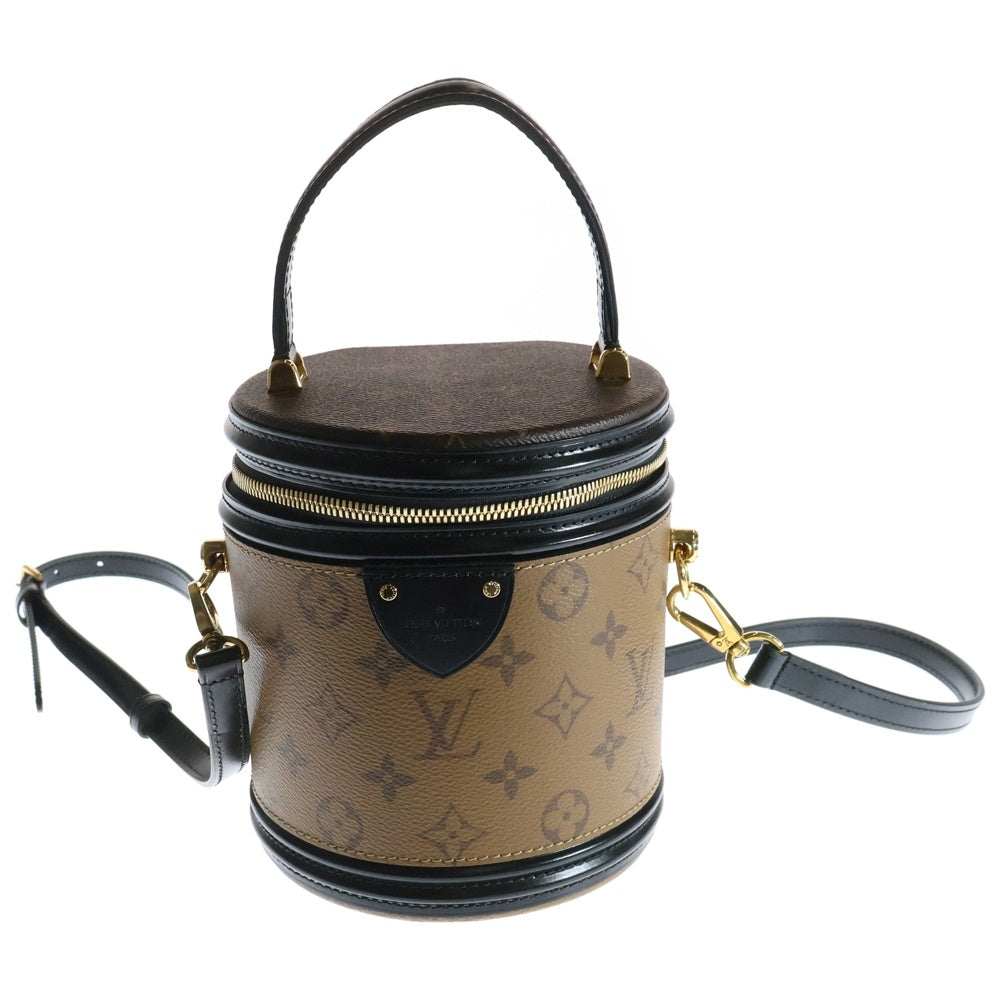 LOUIS VUITTON(ルイヴィトン) モノグラムリバース カンヌ ブラウン PVC ショルダーバッグ M43986 ICタイプ