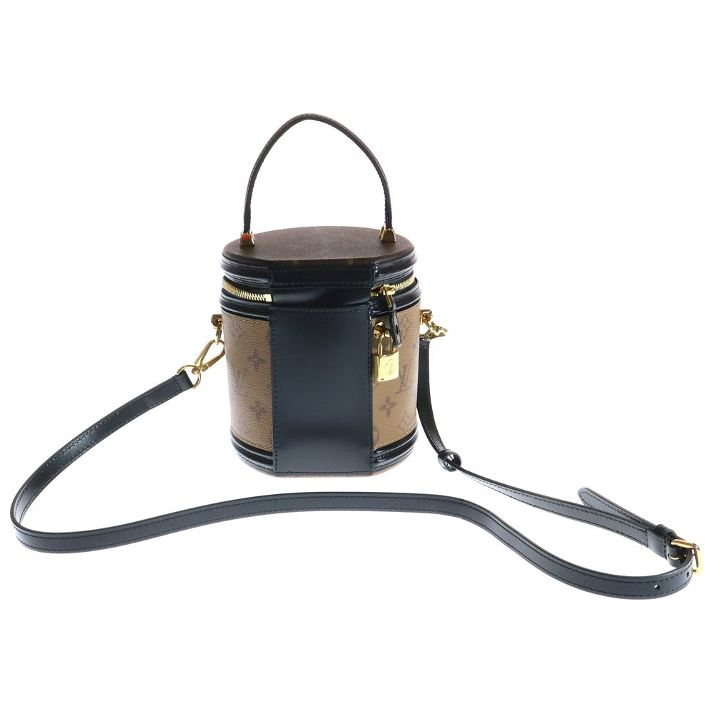 LOUIS VUITTON(ルイヴィトン) モノグラムリバース カンヌ ブラウン PVC ショルダーバッグ M43986 ICタイプ