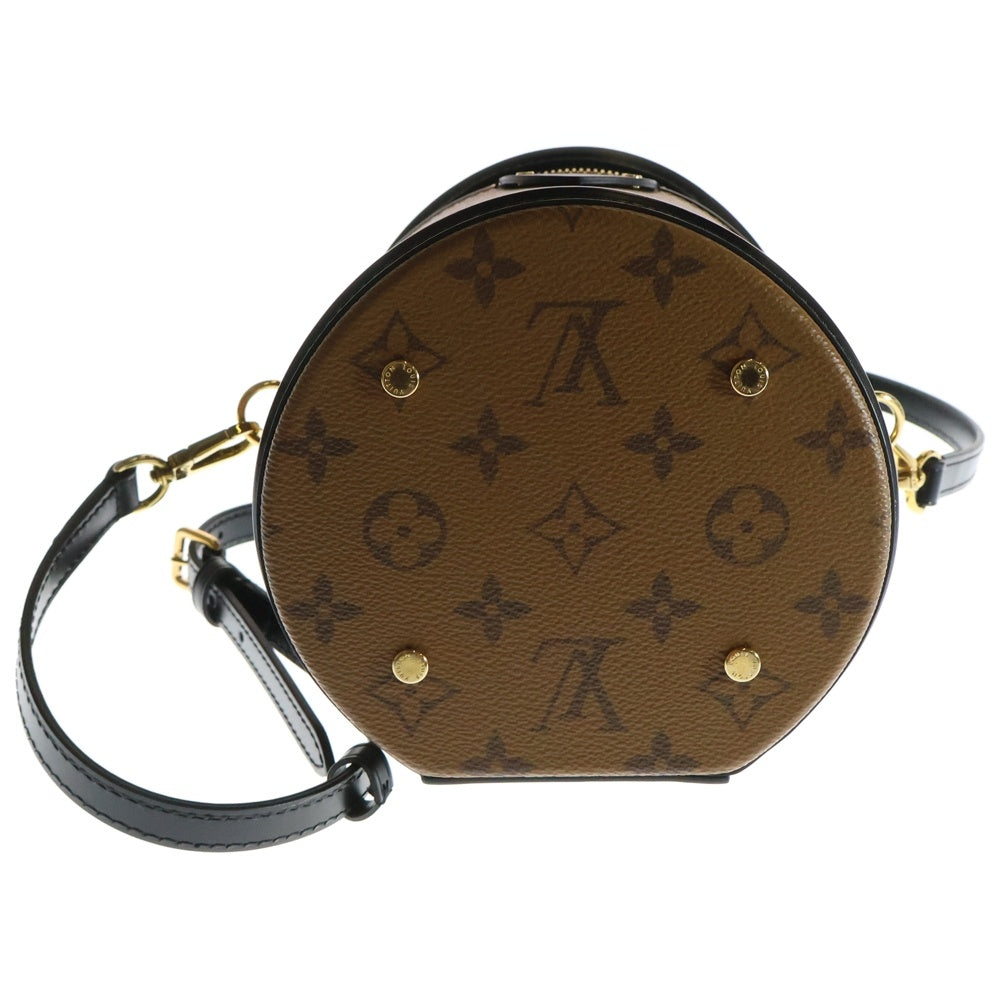 LOUIS VUITTON(ルイヴィトン) モノグラムリバース カンヌ ブラウン PVC ショルダーバッグ M43986 ICタイプ