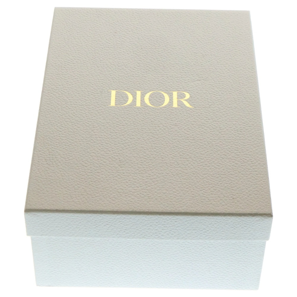Christian Dior(クリスチャンディオール) Walk'n'Dior ウォーキンディオール オブリーク トロッター柄 レザー ニット ミッドカットスニーカー シューズ ネイビー/ホワイト レディース KCK233TOK56B36