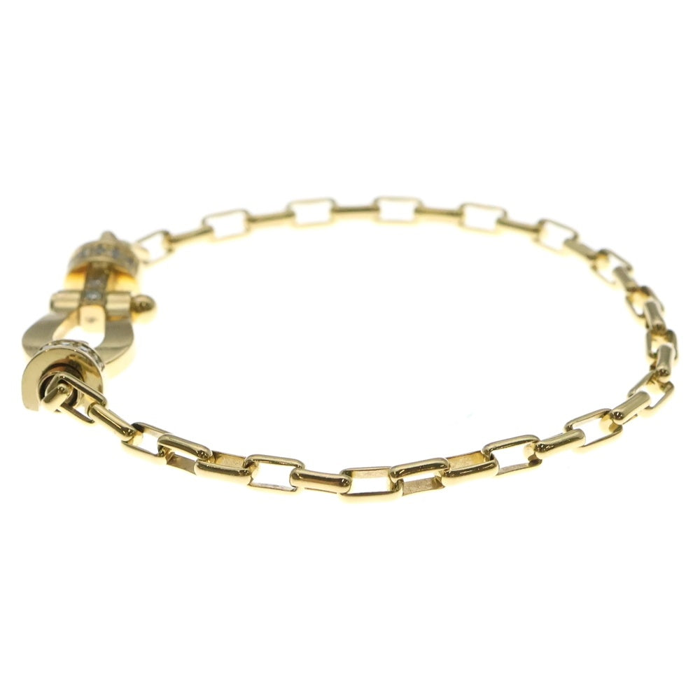 FRED(フレッド) フォース10 ミディアム ハーフダイヤモンド イエローゴールド Au750YG #14 ジュエリー アクセサリー