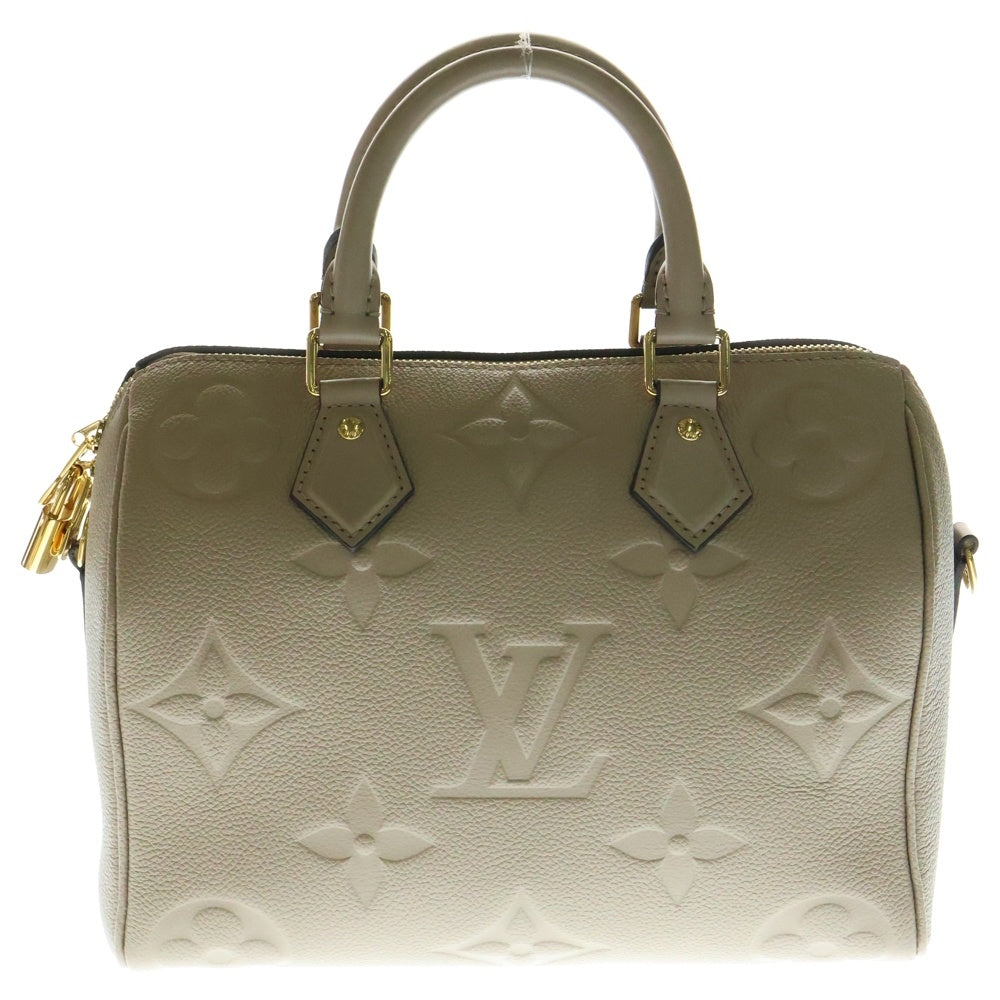 LOUIS VUITTON(ルイヴィトン) モノグラムアンプラント スピーディ25 2WAYバッグ ハンドバッグ ショルダーバッグ ベージュ ゴールド金具 レザー M59273