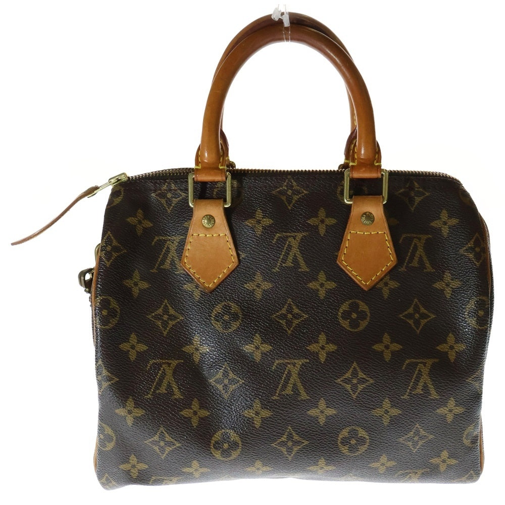 LOUIS VUITTON(ルイヴィトン) モノグラム スピーディ25 ハンドバッグ ブラウン レザー M41109