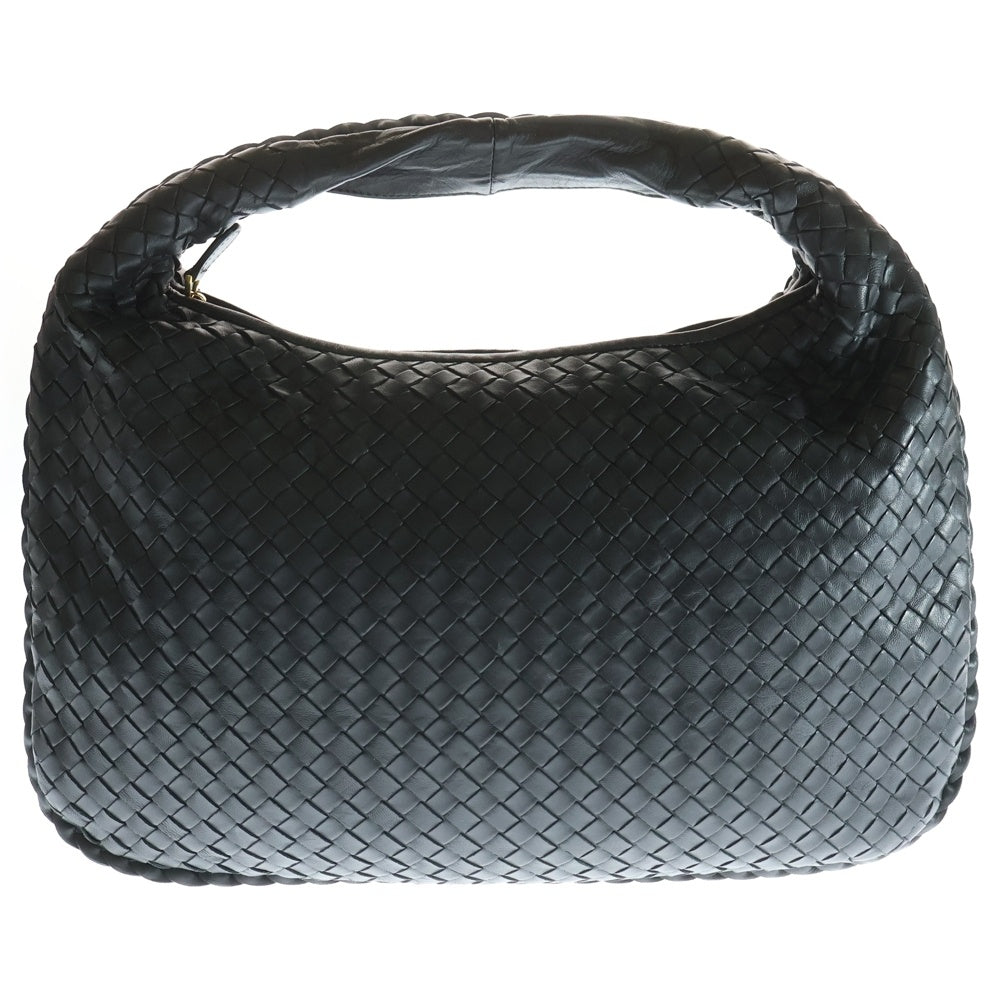 BOTTEGA VENETA(ボッテガヴェネタ) ホーボー イントレチャート レザーワンショルダーバッグ ブラック レディース