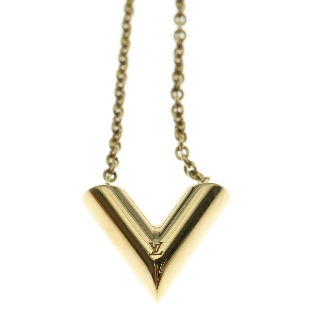 LOUIS VUITTON ネックレス　エセンシャルＶ　ゴールド Louis Vuitton ルイヴィトン ネックレス エセンシャルV ゴールド