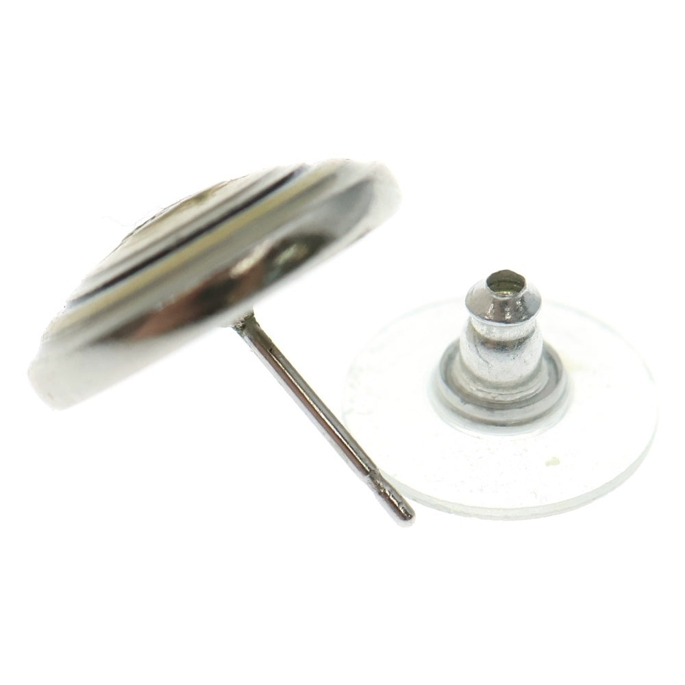 CHANEL(シャネル) ココマークラウンドピアス イヤーアクセサリー シルバー金具 ベージュ 07C