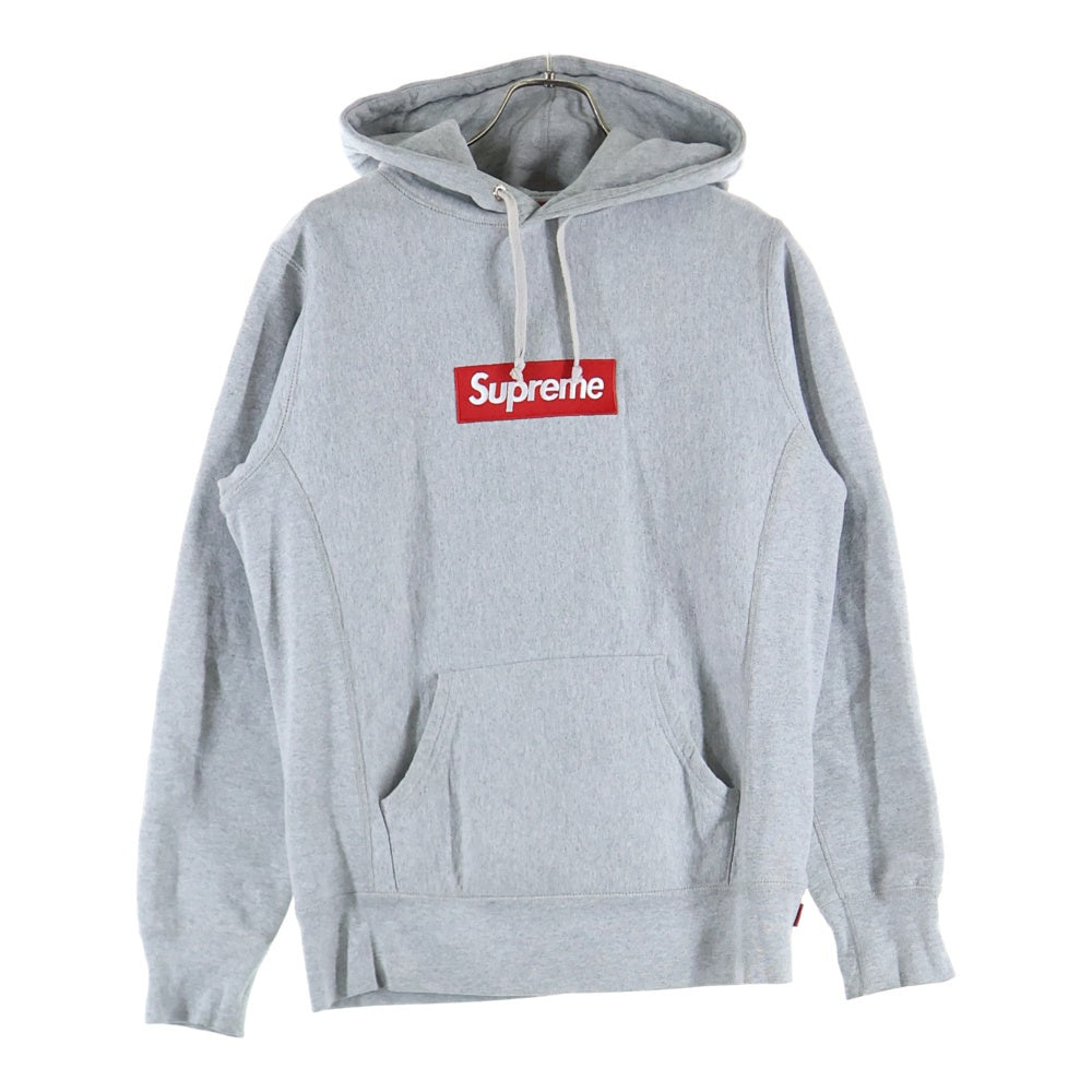 SUPREME(シュプリーム) 12AW Box Logo Hooded Sweatshirt ボックスロゴ刺繍 プルオーバースウェットパーカー フーディー グレー