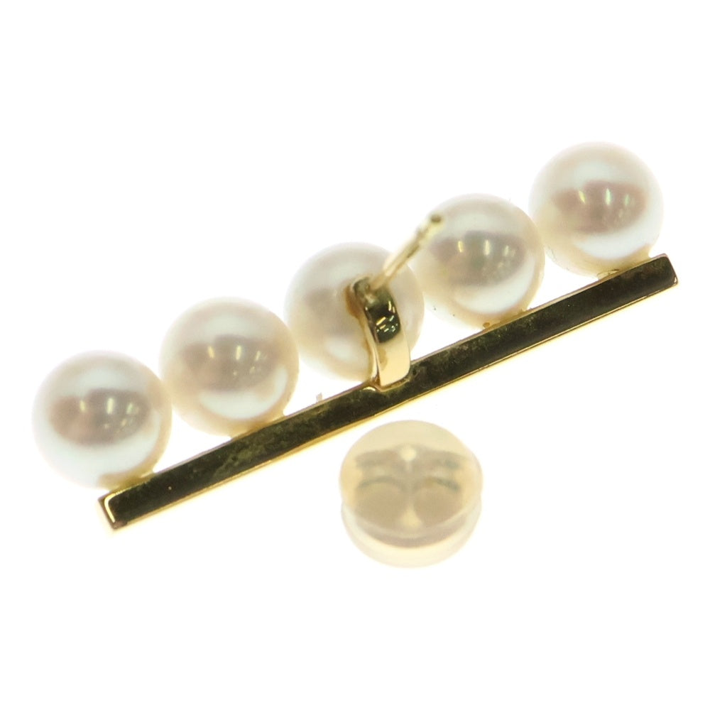 TASAKI(タサキ) バランス パールピアス イヤリング Au750 YG K18 イエローゴールド
