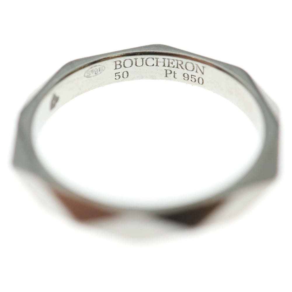 BOUCHERON(ブシュロン) FACETTE ファセット ダイヤ付リング 指輪 Pt950 プラチナ レディース JAL00090
