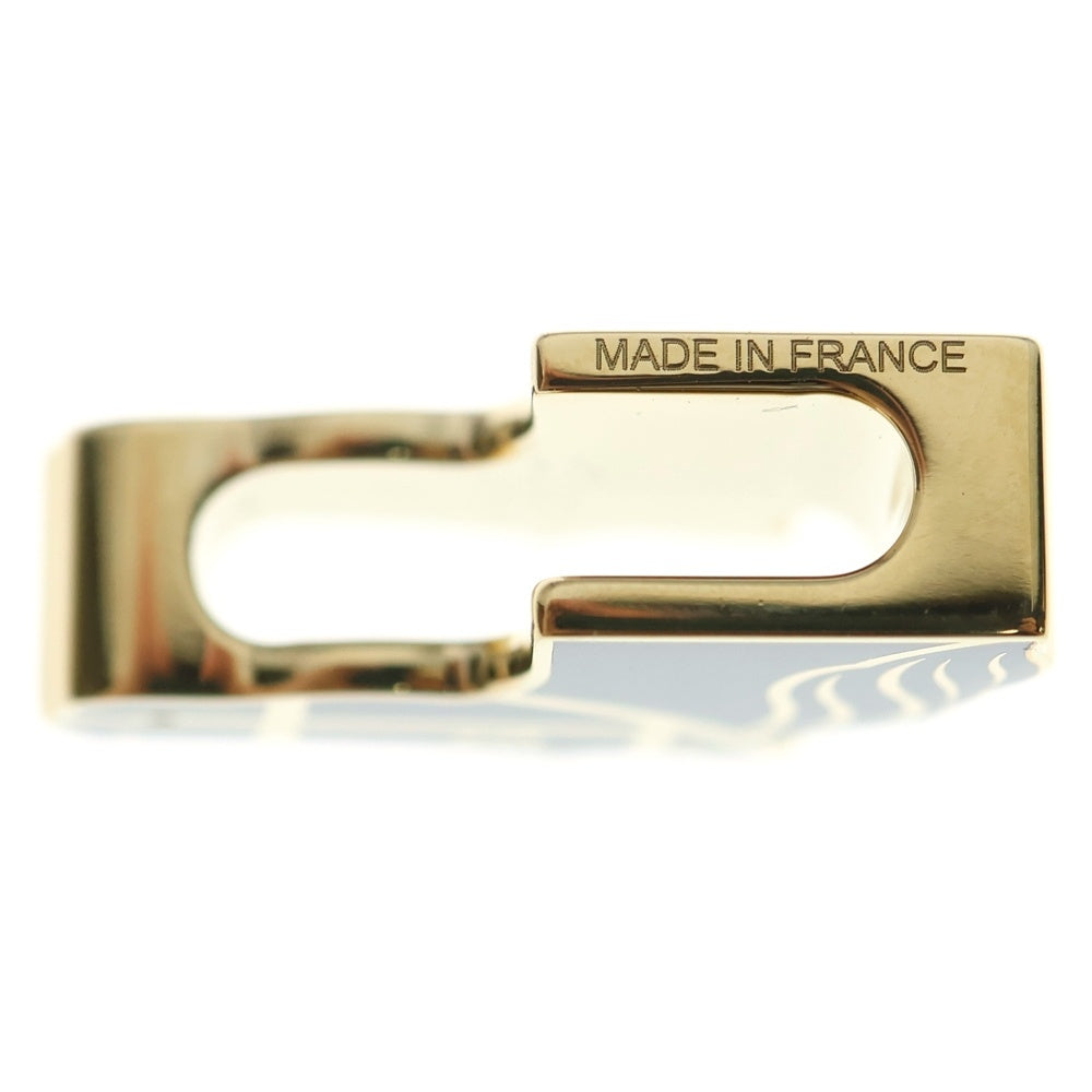 HERMES(エルメス) ホース ツイリーリング カドリージュ 馬 モチーフ スカーフリング ゴールド×ブラック