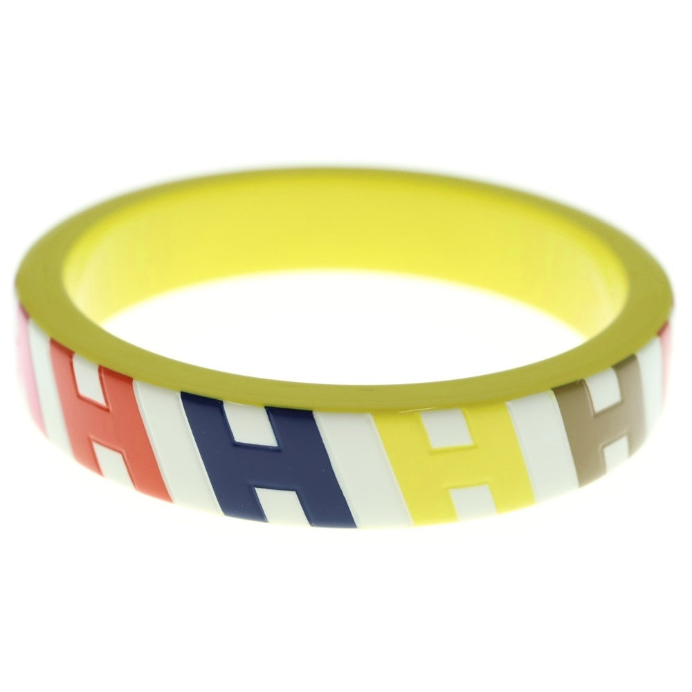 HERMES(エルメス) バイアスH ブレスレット バングル イエロー