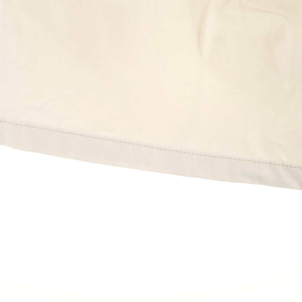 Christian Dior(クリスチャンディオール) CDハートロゴ刺繍 コットン ワイド ストレート ボタンフライ ハーフ ショートパンツ ショーツ ホワイト 313D008D384X