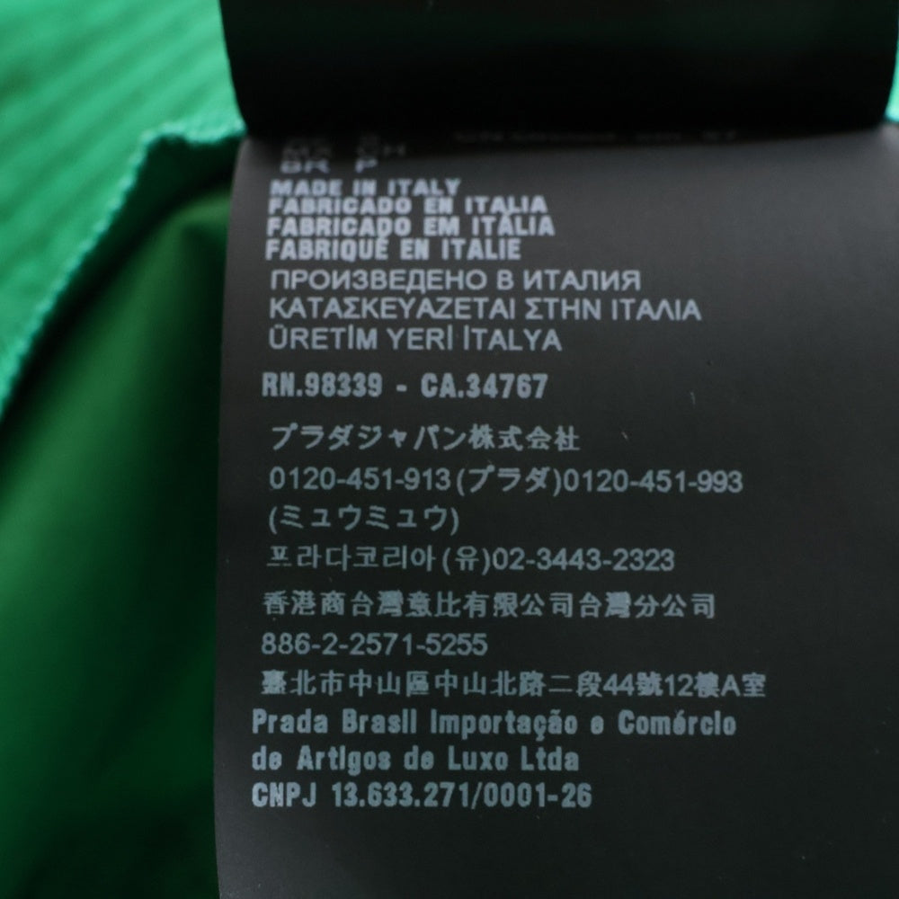 PRADA(プラダ) バケットハット グリーン Re-Nylon 帽子 1HC137