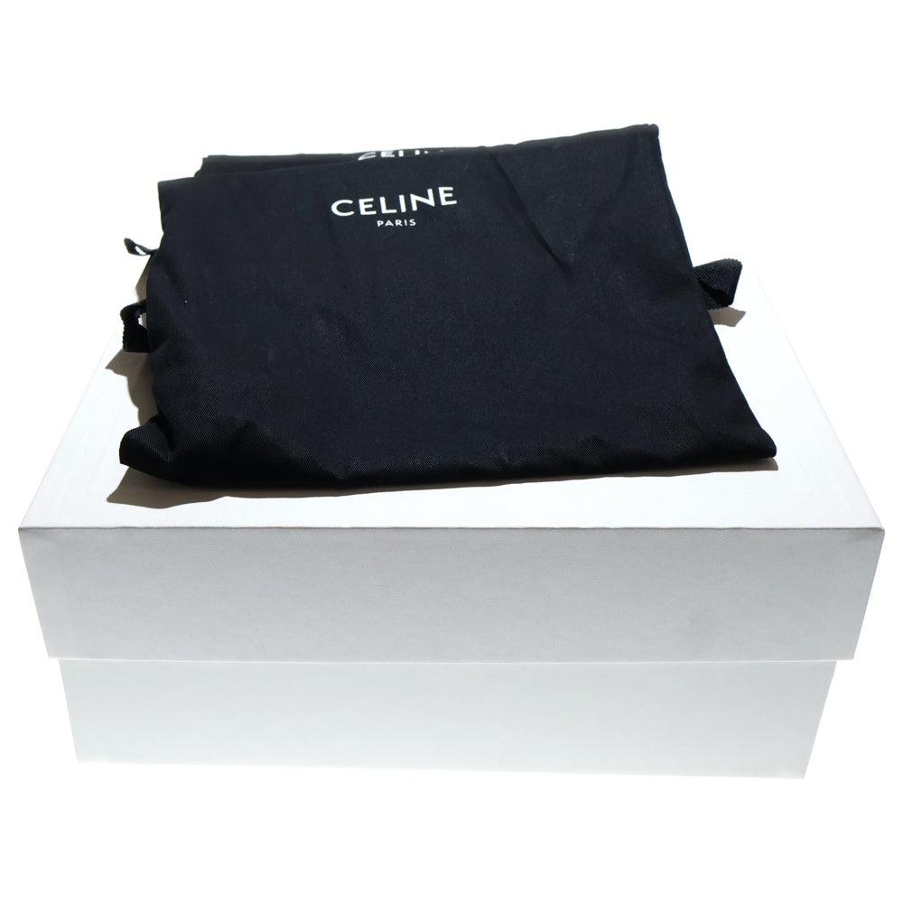 CELINE(セリーヌ) 25SS トレーナー CT-09 トリオンフ ロゴ レザー レースアップ ローカットシューズ スニーカー ホワイト/グレー