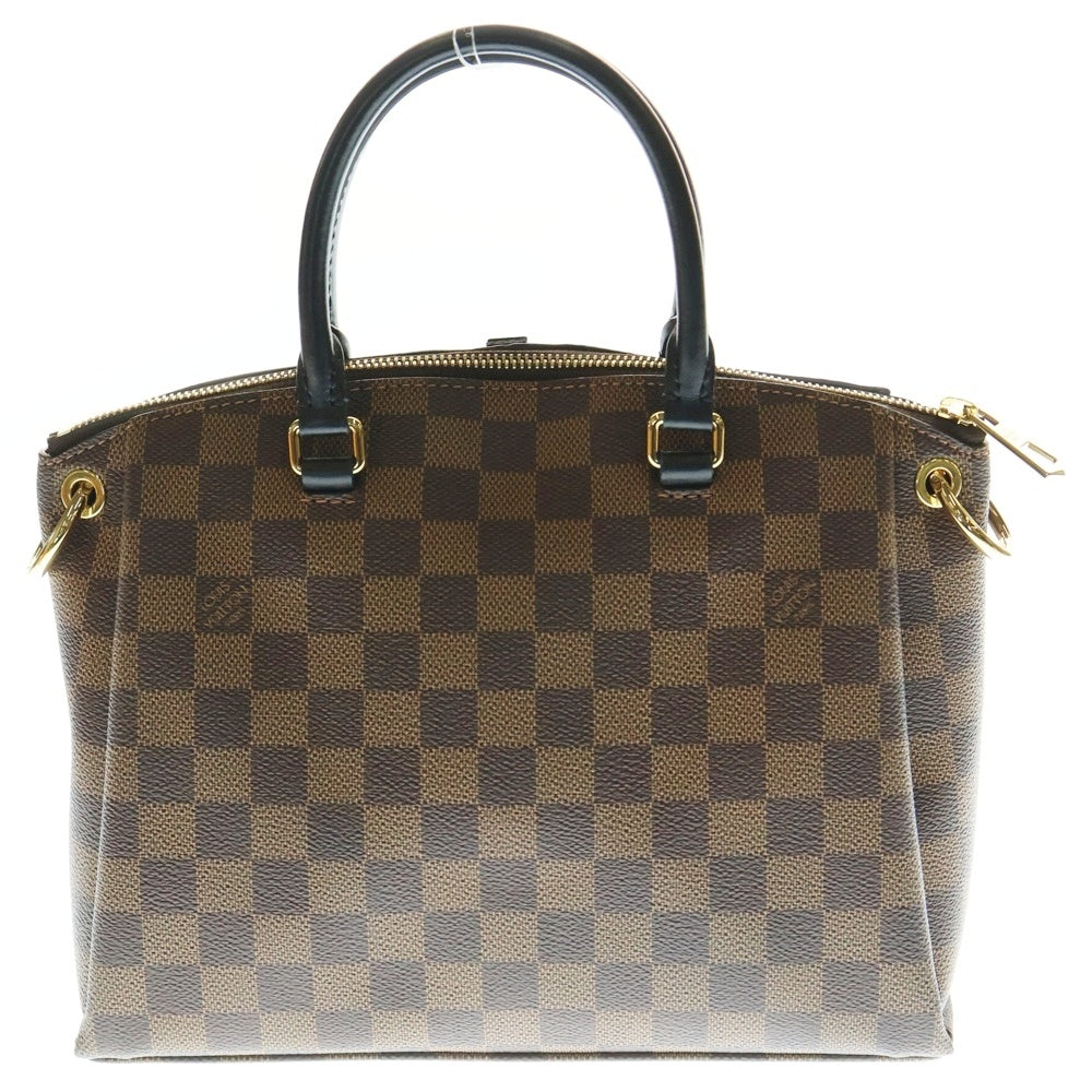 LOUIS VUITTON(ルイヴィトン) オデオン トートPM ダミエ PVC レザー 2WAY ハンド ショルダー トートバッグ ゴールド金具 ブラウン/ブラック N45282