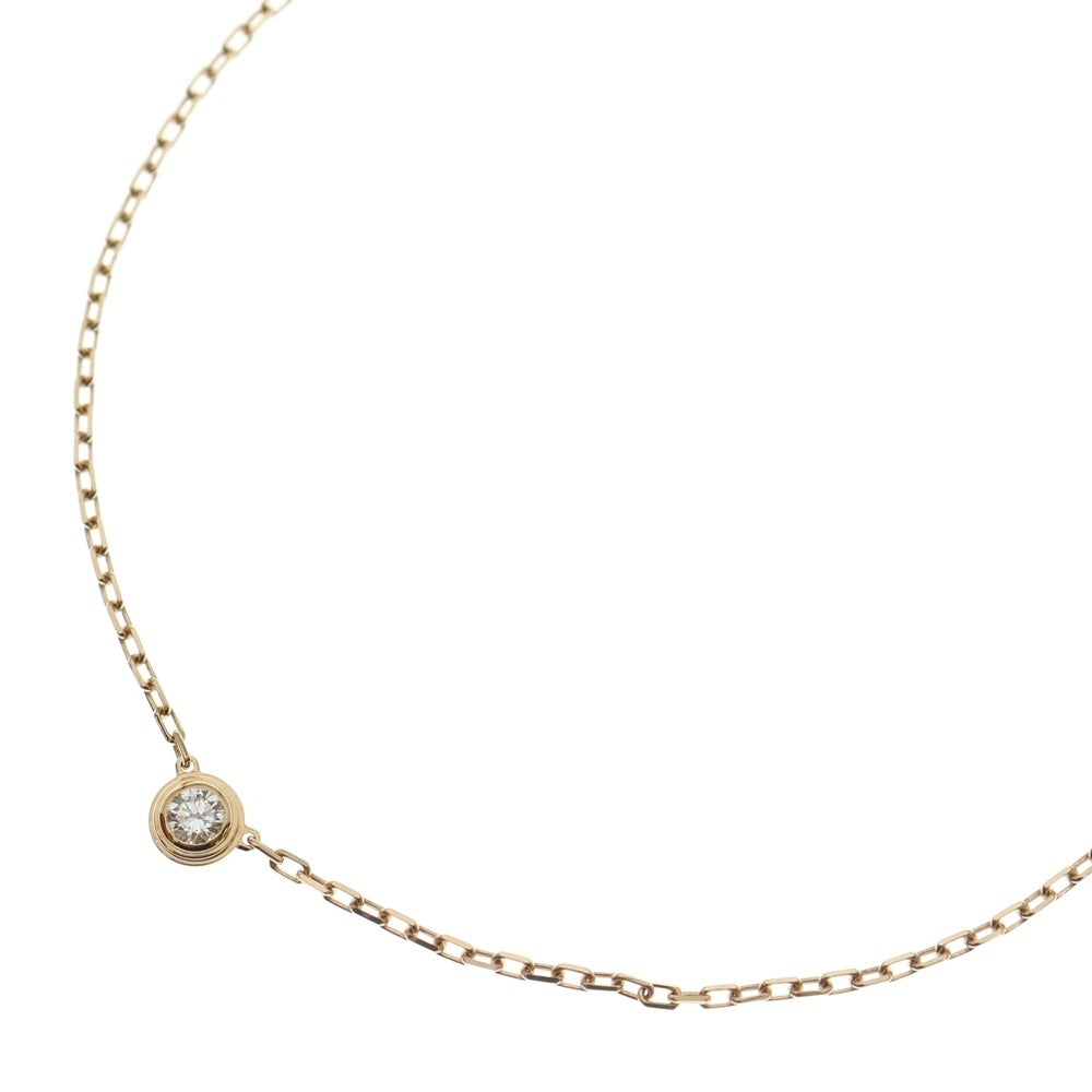 Cartier(カルティエ) ダムールSM 1Pダイヤネックレス ペンダント チェーン ピンクゴールド Au750