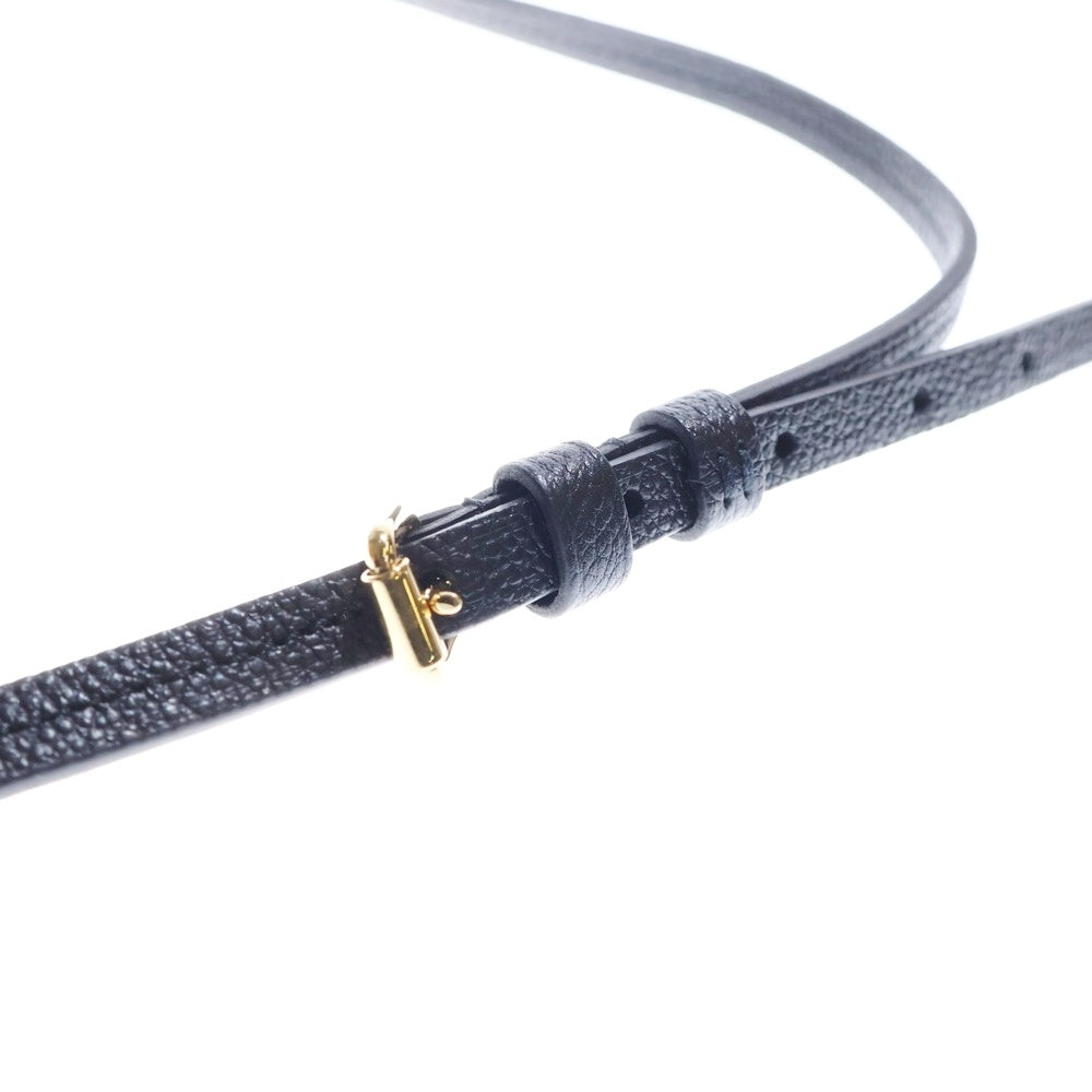 LOUIS VUITTON(ルイヴィトン) モノグラムアンプラント ドゥーブルジップ ショルダーバッグ ブラック レザー M80787 ICタイプ