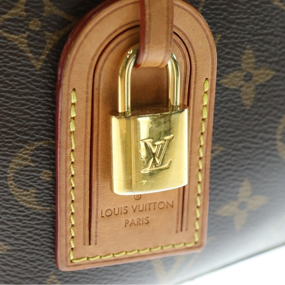 LOUIS VUITTON(ルイヴィトン) モノグラム プティ・パレPM 2WAYバッグ ハンドバッグ ショルダーバッグ ブラウン ゴールド金具 レザー×PVC M45900