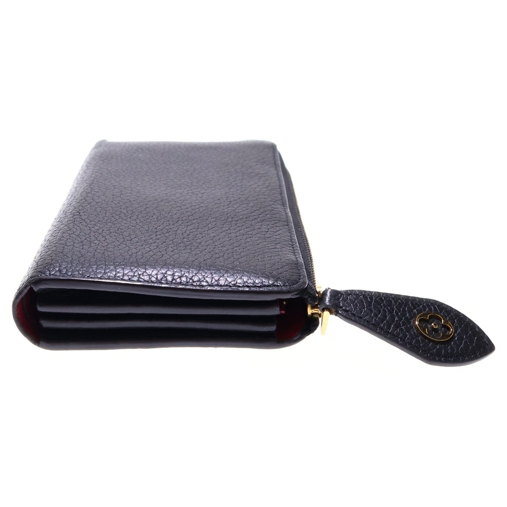 LOUIS VUITTON(ルイヴィトン) ポルトフォイユ コメット ロングウォレット 長財布 カードケース ブラック ゴールド金具 レザー M63102