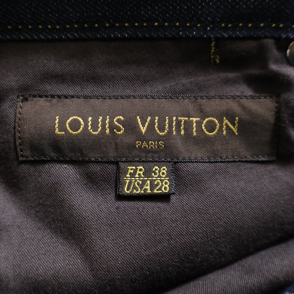 LOUIS VUITTON(ルイヴィトン) 12AW モノグラムフラワー デニムパンツ インディゴブルー RM122M