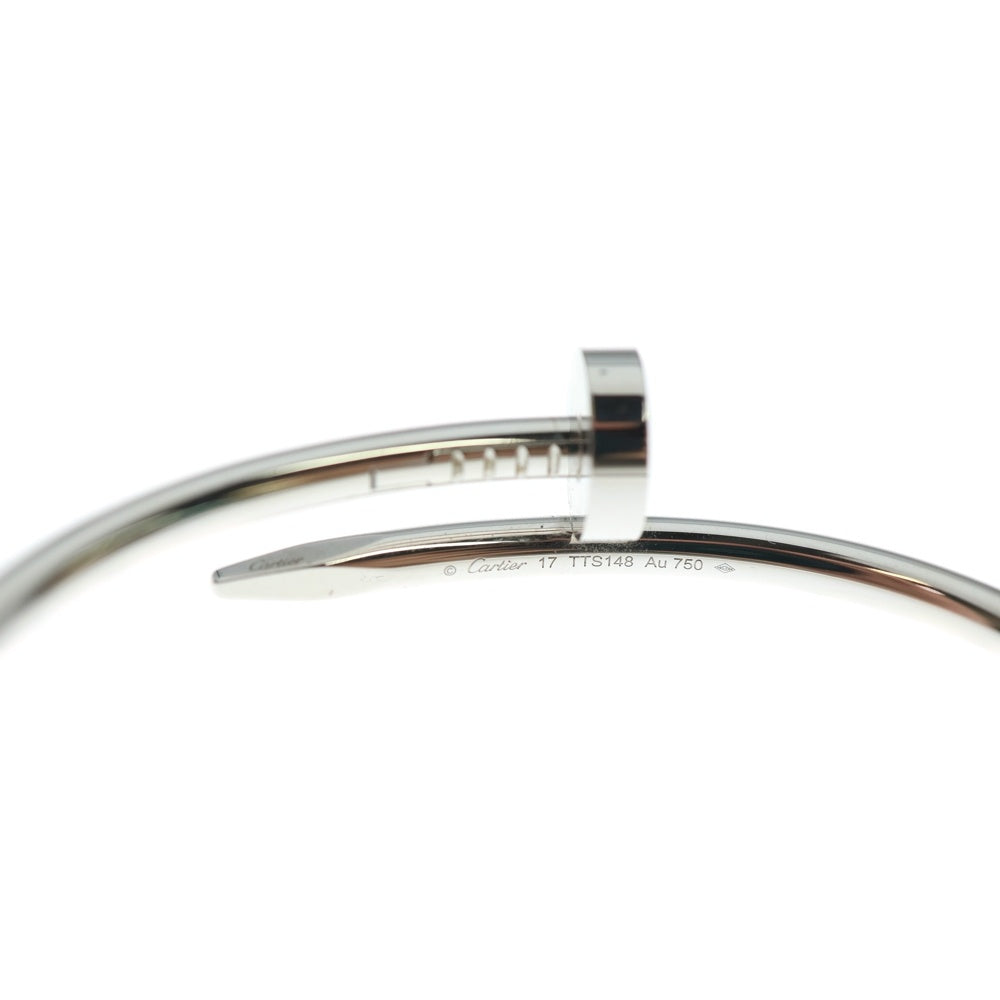 Cartier(カルティエ) ジュストアンクル ブレスレット ホワイトゴールド Au750 WG #17 ジュエリー