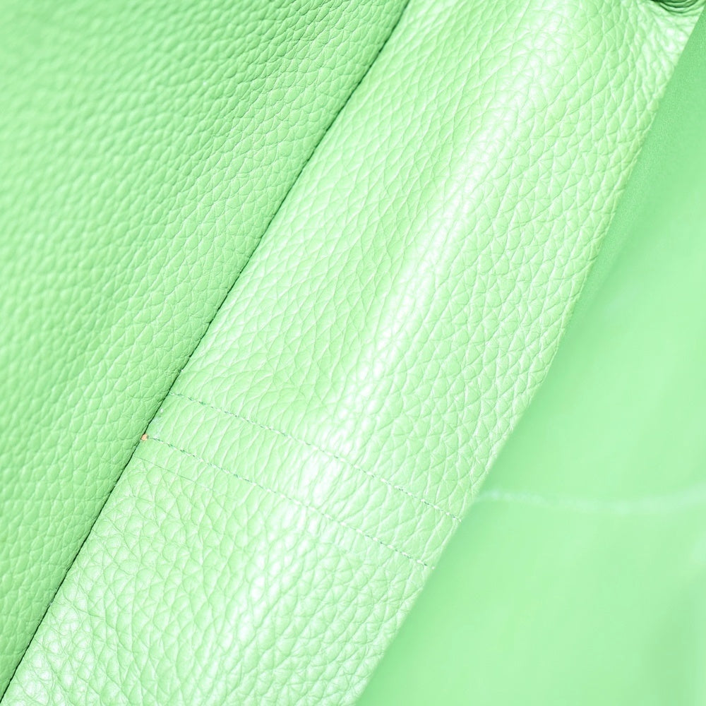 HERMES(エルメス) アルザン25 トリヨンクレマンス ヴェールユッカ レザー 2WAY ハンド ショルダーバッグ シルバー金具 グリーン B刻印 レディース