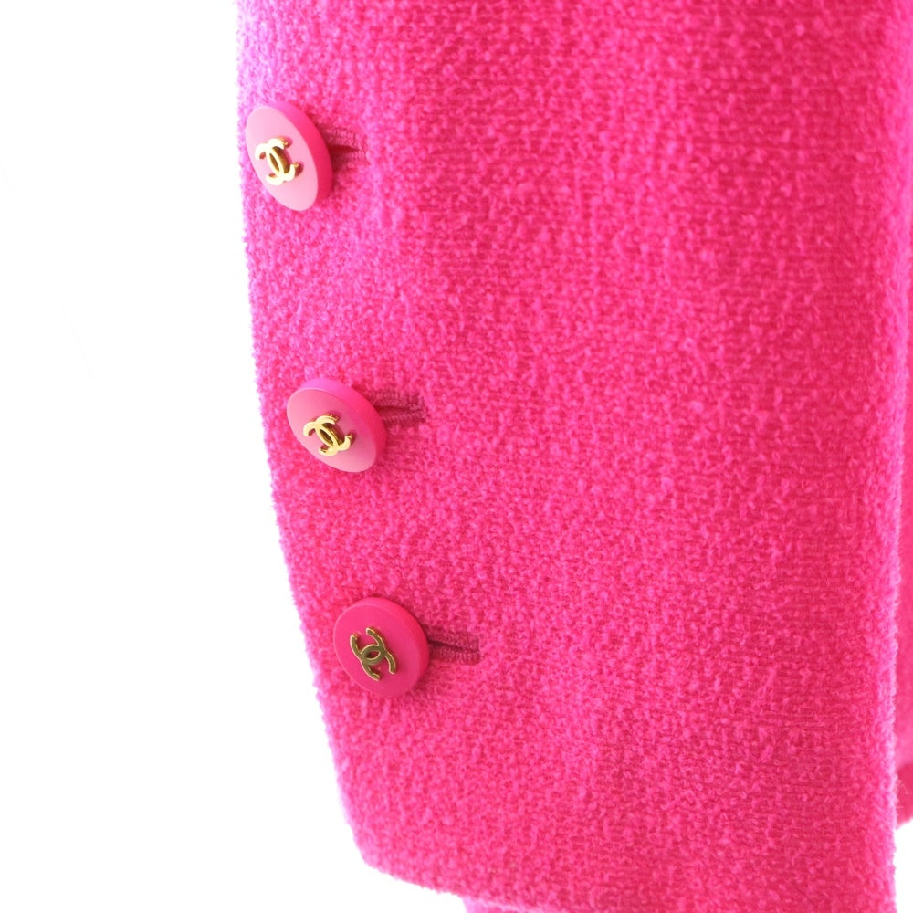 CHANEL(シャネル) 95P スプリングコレクション ココマークボタン ウール 1B テーラードジャケット ピンク レディース P04966V04021