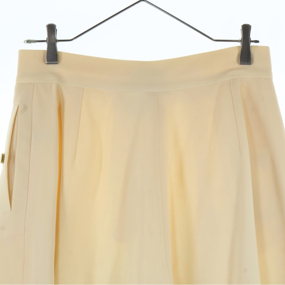 CHANEL(シャネル) ココマークボタン ウール キュロット ショート ハーフパンツ ショーツ スカート ベージュ レディース P05046V02954