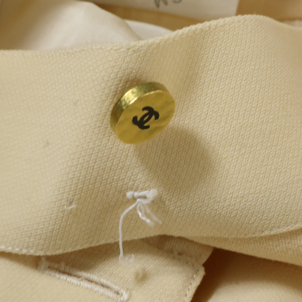 CHANEL(シャネル) ココマークボタン ウール キュロット ショート ハーフパンツ ショーツ スカート ベージュ レディース P05046V02954